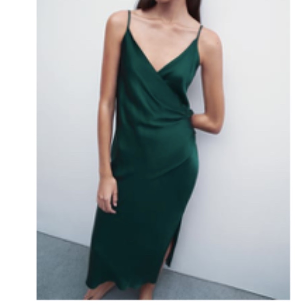 ZARA | GREEN DRESS